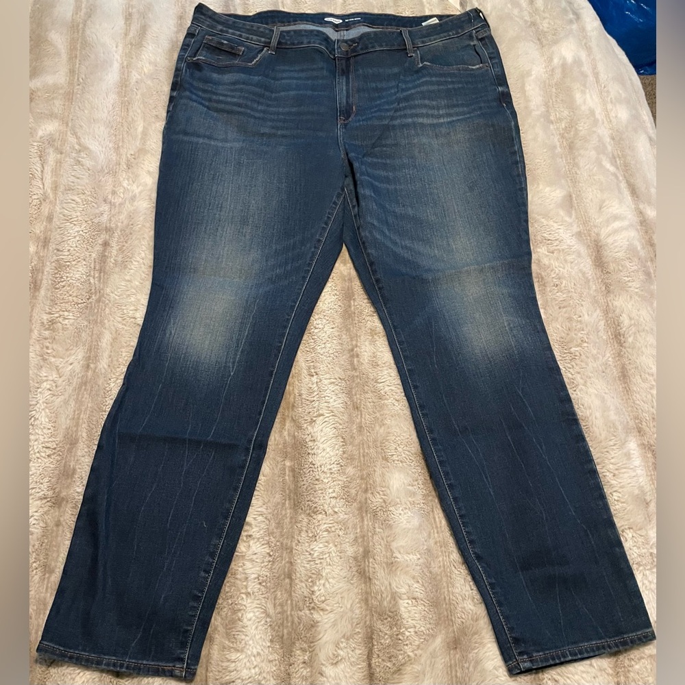 Old Navy Pop Icon Skinny Jeans - blue. Size 20